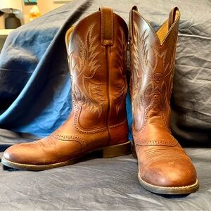 Men’s Ariat Heritage Stockman Western Boot, size 10, VGUC